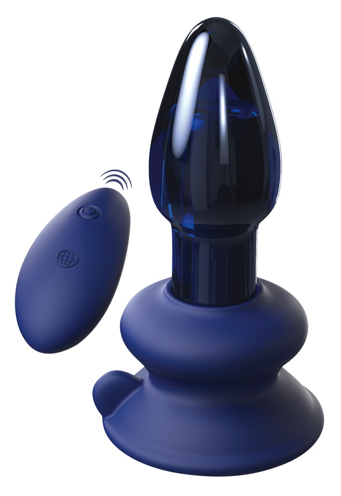 Vibrator „No. 85“ aus Glas mit kabelloser Fernbedienung, 10 Vibrationsmodi, abnehmbarer Saugfuß Vibrator online kaufen