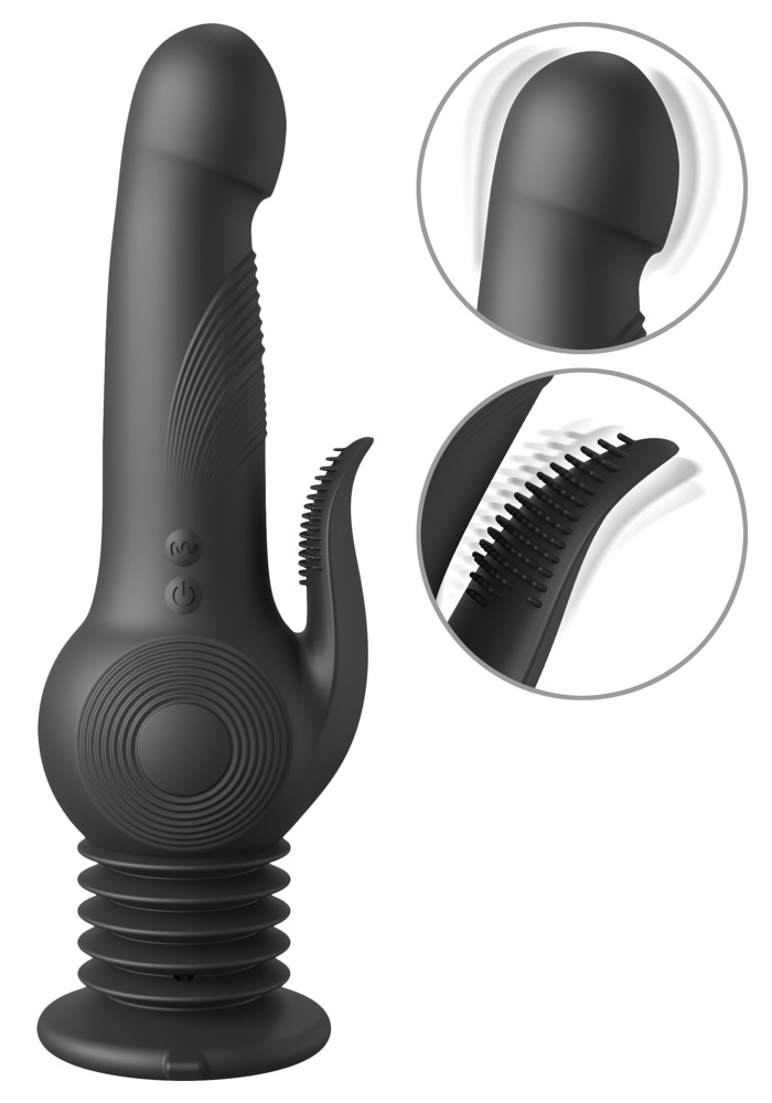 Vibrator „Pogo Thruster“ mit federndem Saugfuß Vibrator online kaufen