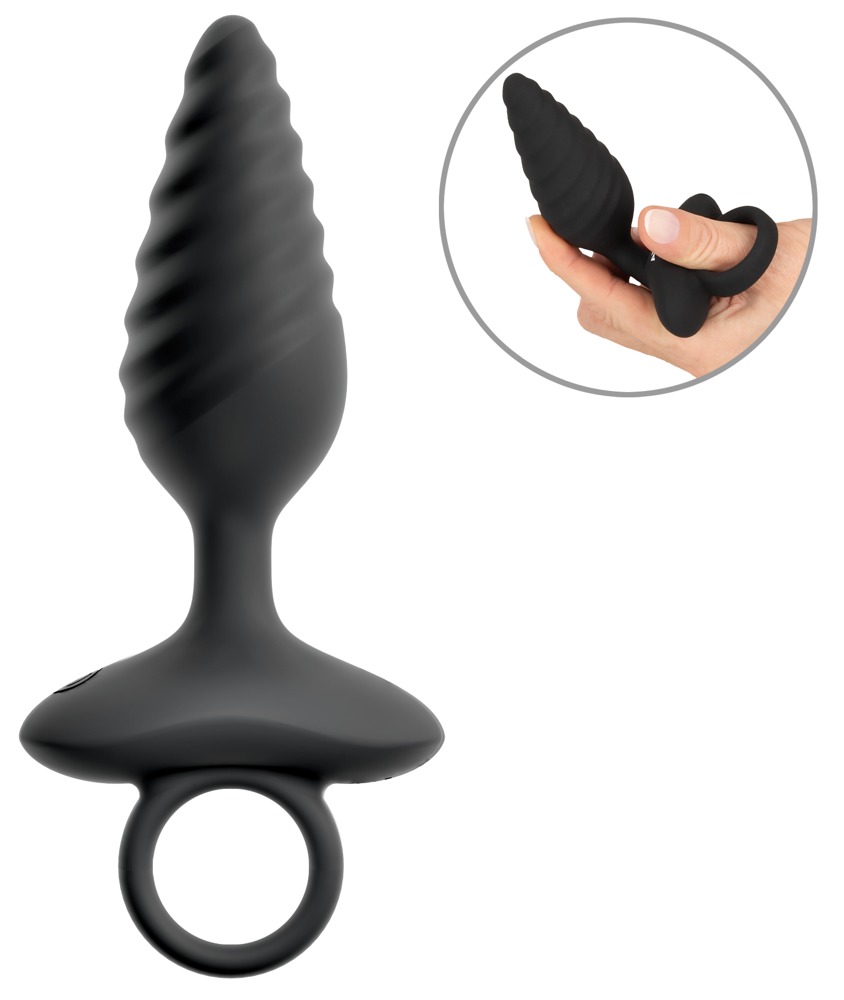 Vibro-Analplug im Spiral-Design Sex-Spielzeuge online kaufen