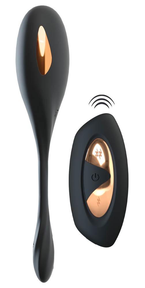 Vibro-Ei „RC Vibrating E-Stim Love Ball“, 69 g, mit 10 E-Stim- und 10 Vibrationsmodi per Fernbedienung Fetisch online kaufen