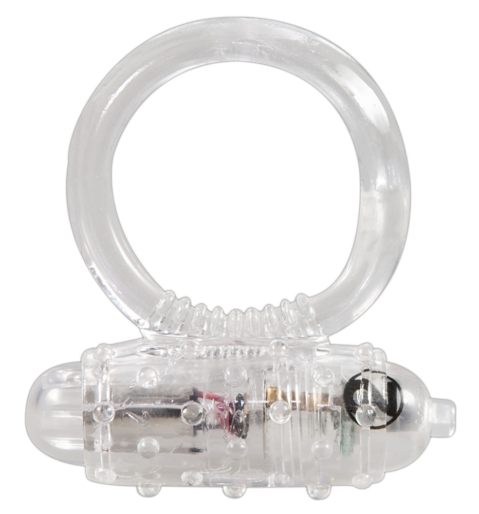 Vibro-Penisring „Vibro Ring Red“ mit drehbarem Vibroei, dehnbar Sex-Spielzeuge online kaufen