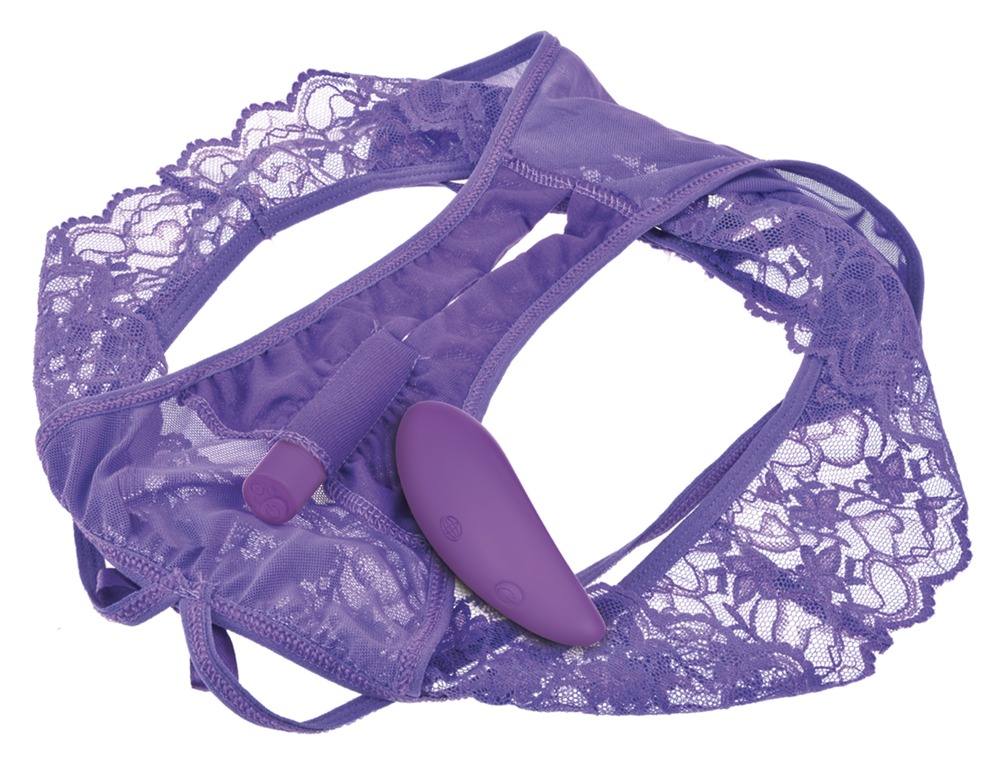 Vibro-Slip „Crotchless Petite Panty Thrill-Her“, ouvert Dessous online kaufen Vibro-Slip „Crotchless Petite Panty Thrill-Her“, ouvert Dessous online kaufen