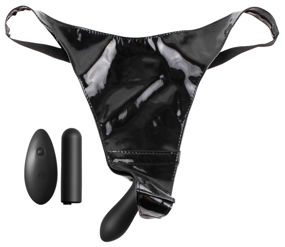 Vibro-String „10-Function Remote Fantasy Panty“, Dildo-String inklusive einsetzbarem Vibrobullet Dessous online kaufen Vibro-String „10-Function Remote Fantasy Panty“, Dildo-String inklusive einsetzbarem Vibrobullet Dessous online kaufen