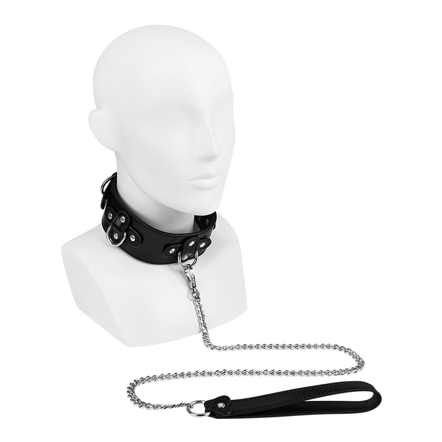 Vielseitiges Halsband mit Leine BDSM online kaufen