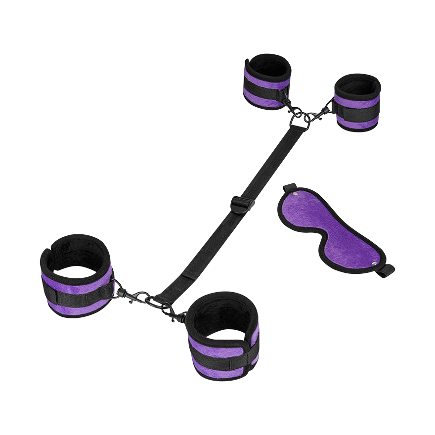 Weiches Hand- & Fußfessel-Set, 3 Teile Dessous online kaufen